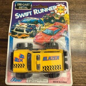 Blazer 4x4 Yellow Toy Car